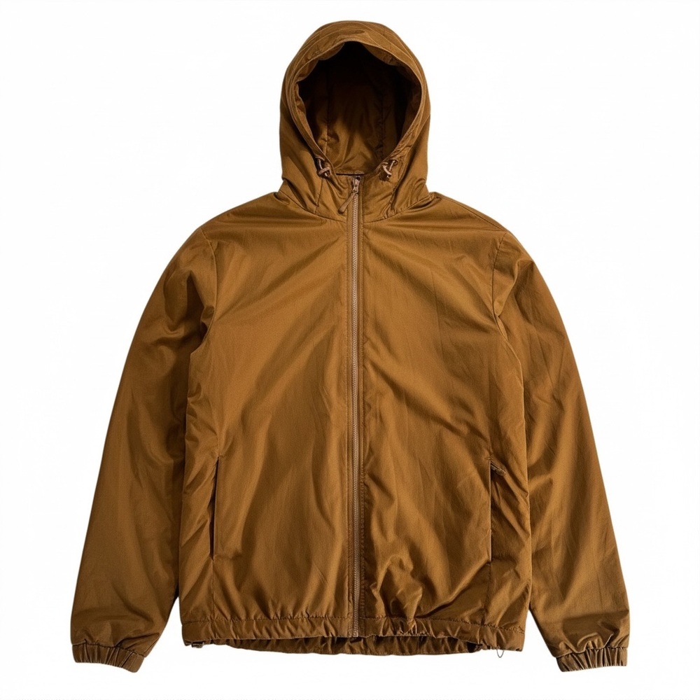 Swiss Tech Men's Brown Hooded Windbreaker
